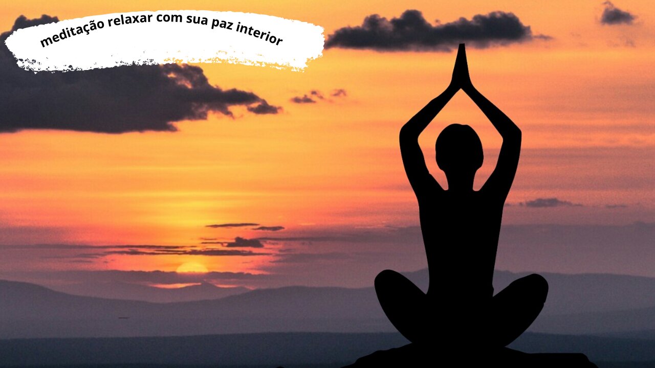 Meditação relaxar com sua paz interior