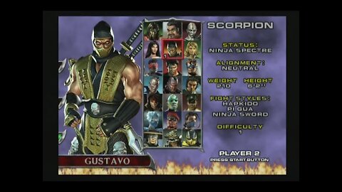 Mortal Kombat Deadly Aliance (PS2) - Scorpion - Arcade Mode