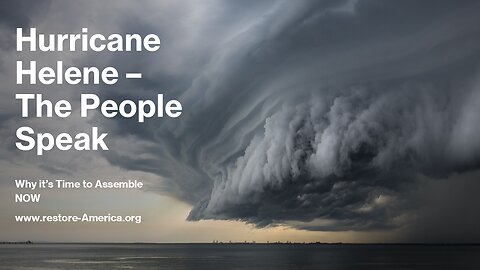 Hurricane Helene - The People Speak