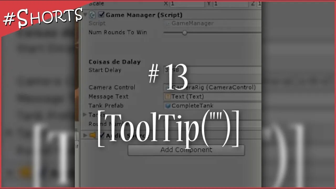 ToolTip | #shorts TOP 13 de 18 dicas para Unity 🔥