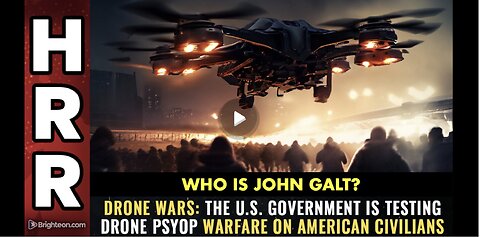 Mike Adams HRR W/ ARE THE DRONES THE VEHICLE TO ATTACK AMERICANS W/ THE NEXT BIO-WEAPON?