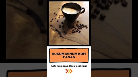 Hukum Minum Kopi Panas | #BahtsulMasail #shorts