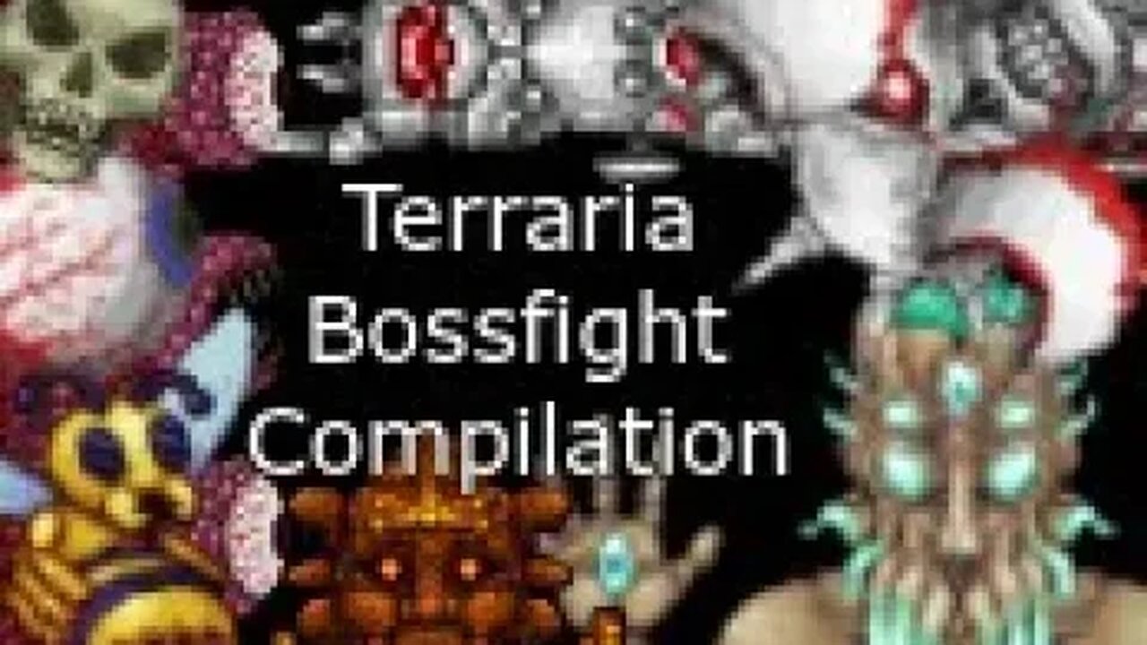 All Terraria Bossfights (that we recorded) From the Expert World Series.