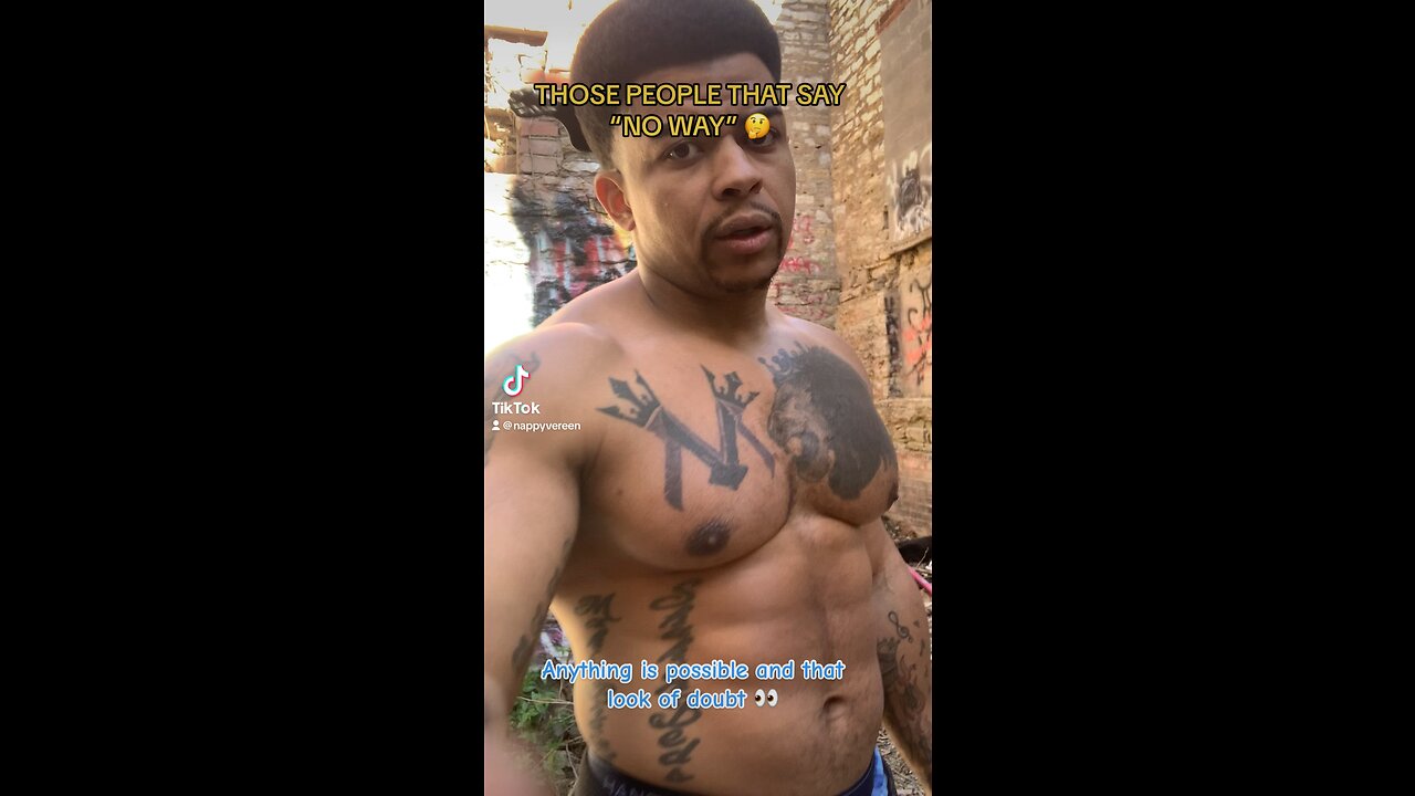 FOR THOSE PEOPLE THAT SAY “NO WAY” 🤔| the best motivational bodybuilder rapper