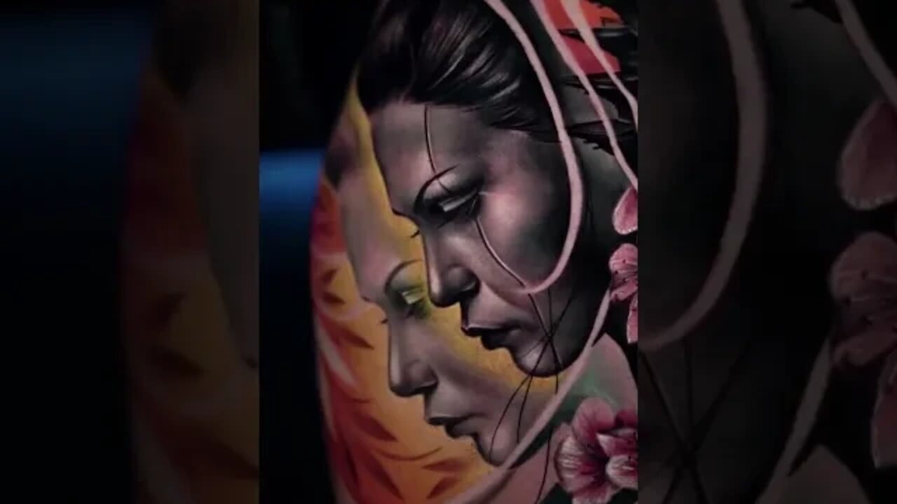 Stunning Work By Douglas Bermudez Tattoo #shorts #tattoos #inked #youtubeshorts