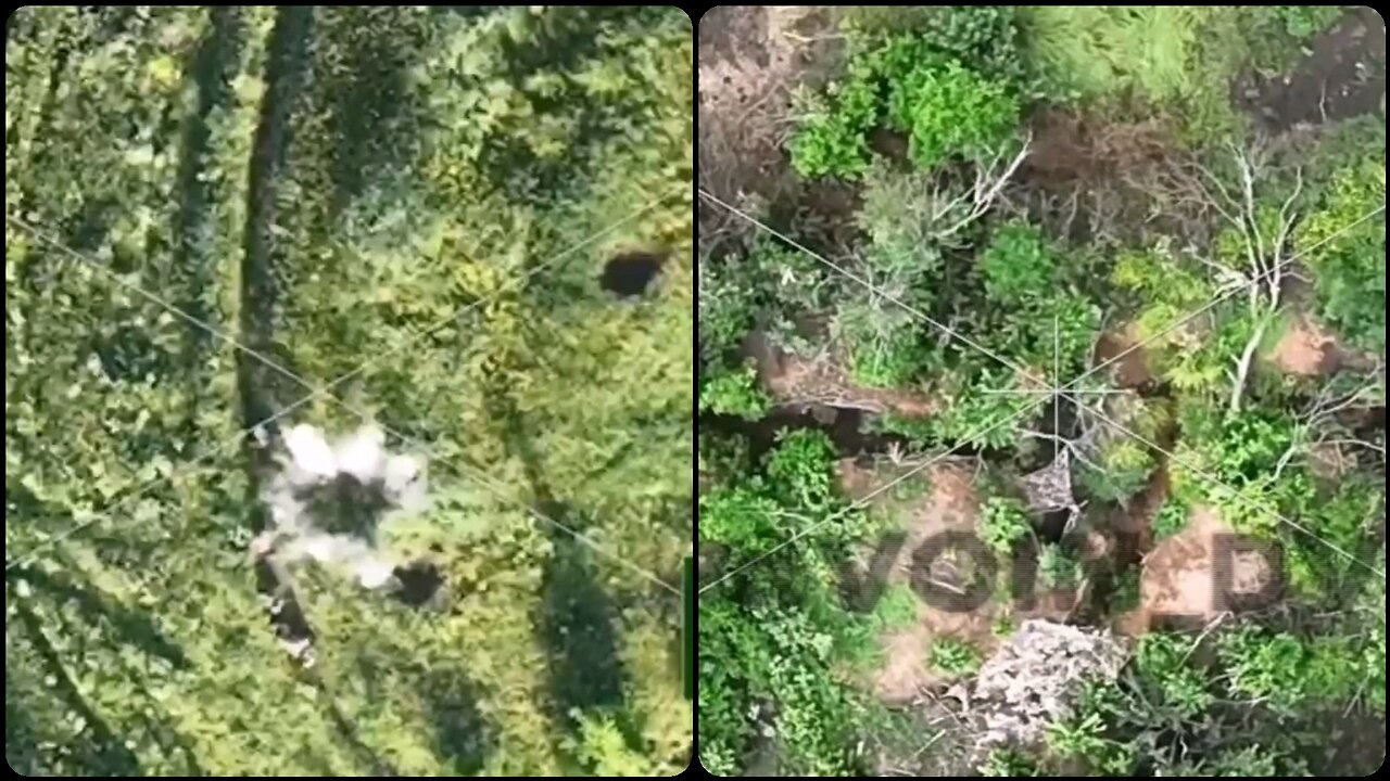 Footage : Russian Drone attacks on Ukrainian Troops! (reconnaissance & trenches)