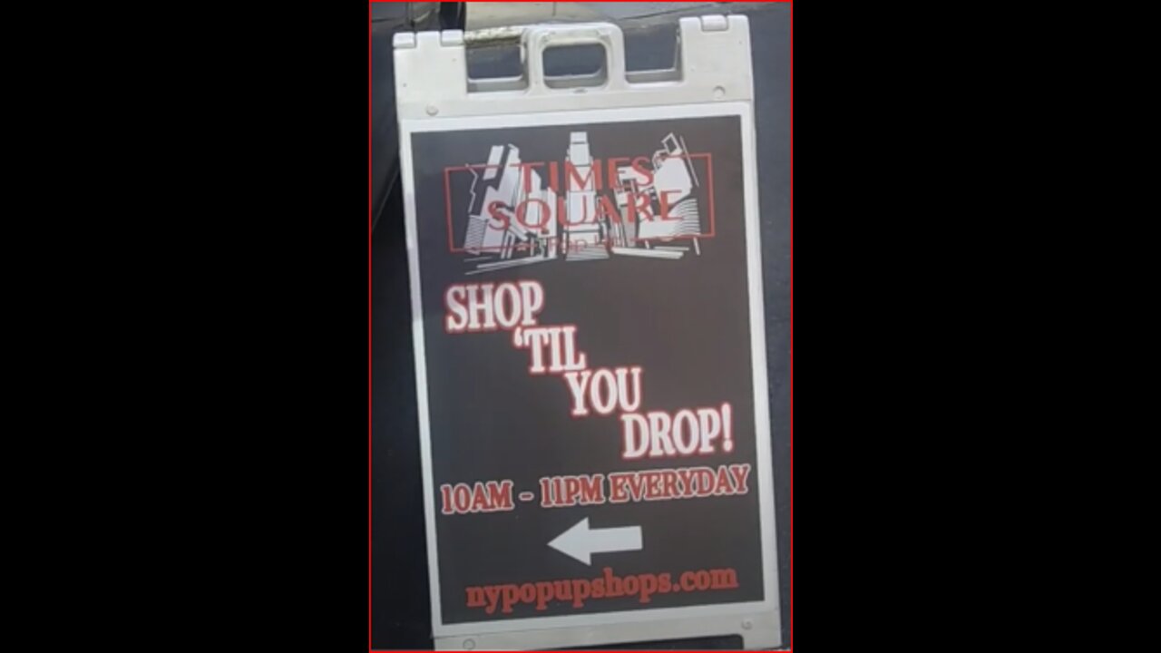 Time Square Popup shop is back.
