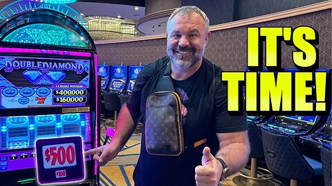 OMG! Finally Land My Biggest $500 Bet Jackpot On Double Diamond!!!