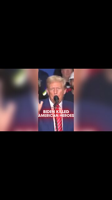 Trump: Biden & Kamala Killed The 13 Americans During The Afghan Disaster - 8/30/24