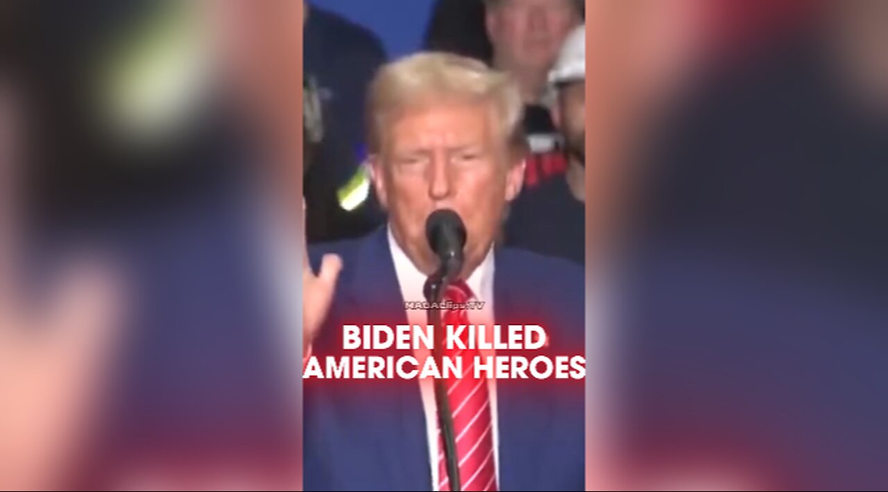 Trump: Biden & Kamala Killed The 13 Americans During The Afghan Disaster - 8/30/24