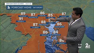 WMAR-2 News Cesar Cornejo Friday weather