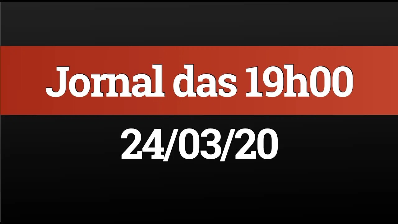 AO VIVO (24/03) - Editorial sobre o discurso de Bolsonaro e mais