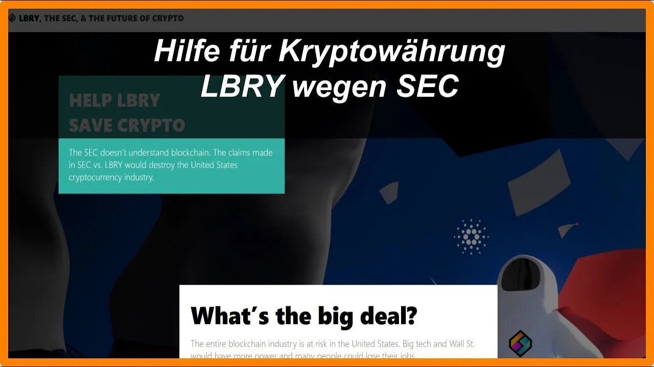 Hilfe für Kryptowährung LBRY wegen SEC