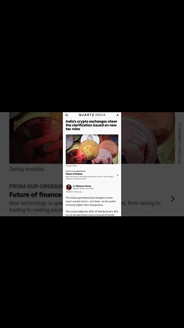 India’s crypto exchange cheer the clarification issued on new tax rules. What are the new tax rules?