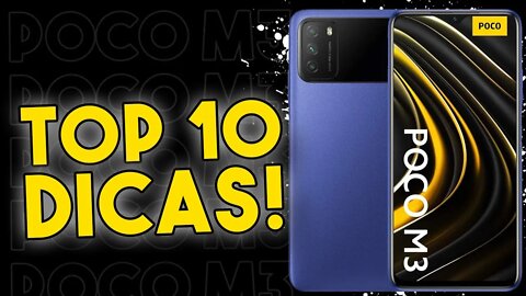 TOP 10 DICAS E TRUQUES para o POCO M3 que você PRECISA SABER!