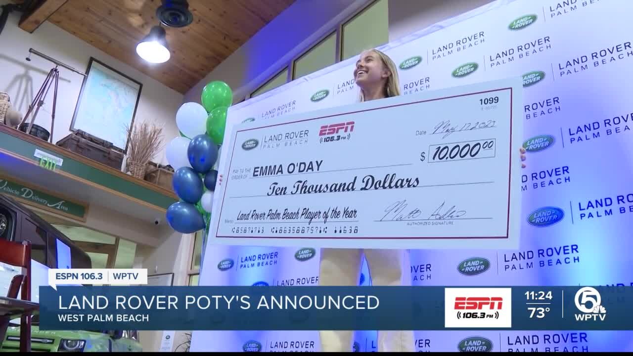 Players of the year awarded by Land Rover of Palm Beach