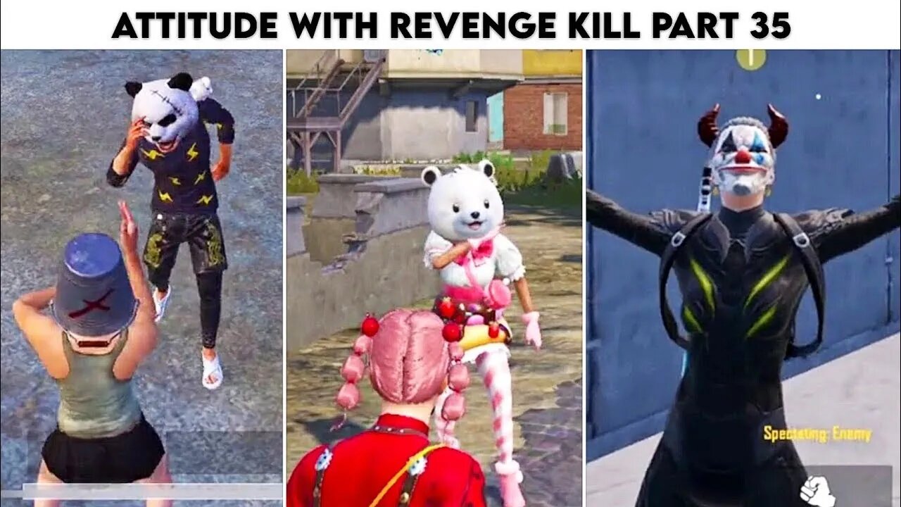 Pubg Mobile Attitude 😈 With Revenge Kill Random Conqueror Player 🥵 | Part 35 | Xbot 2.0