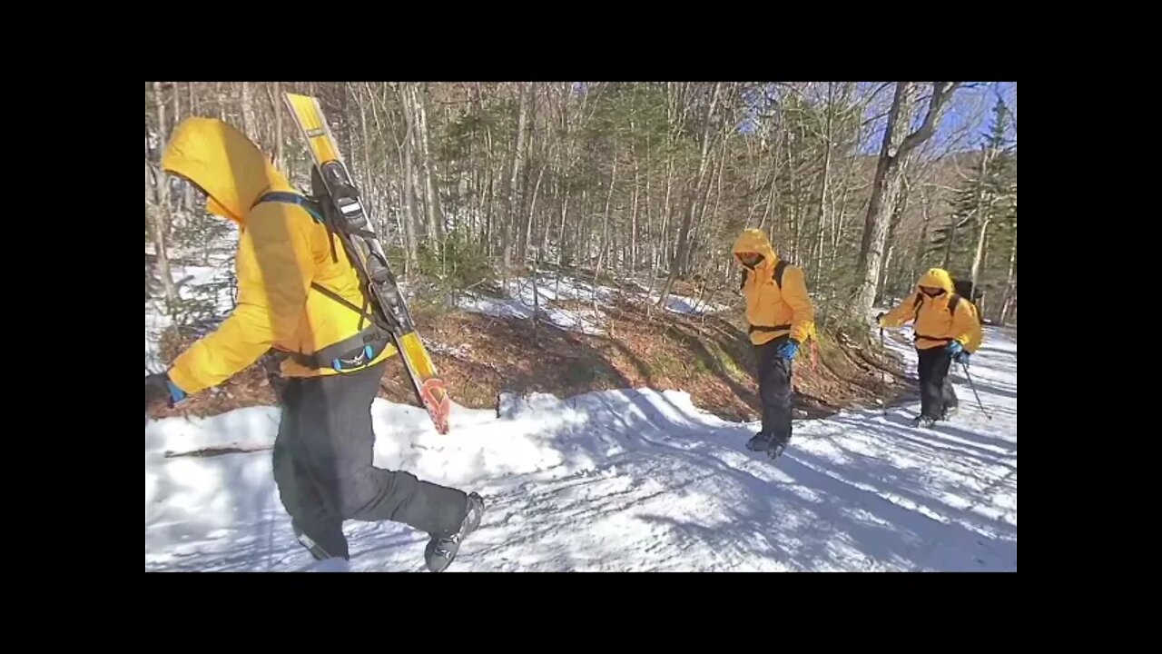 Tuckerman hike and Skiing Insta360 One R