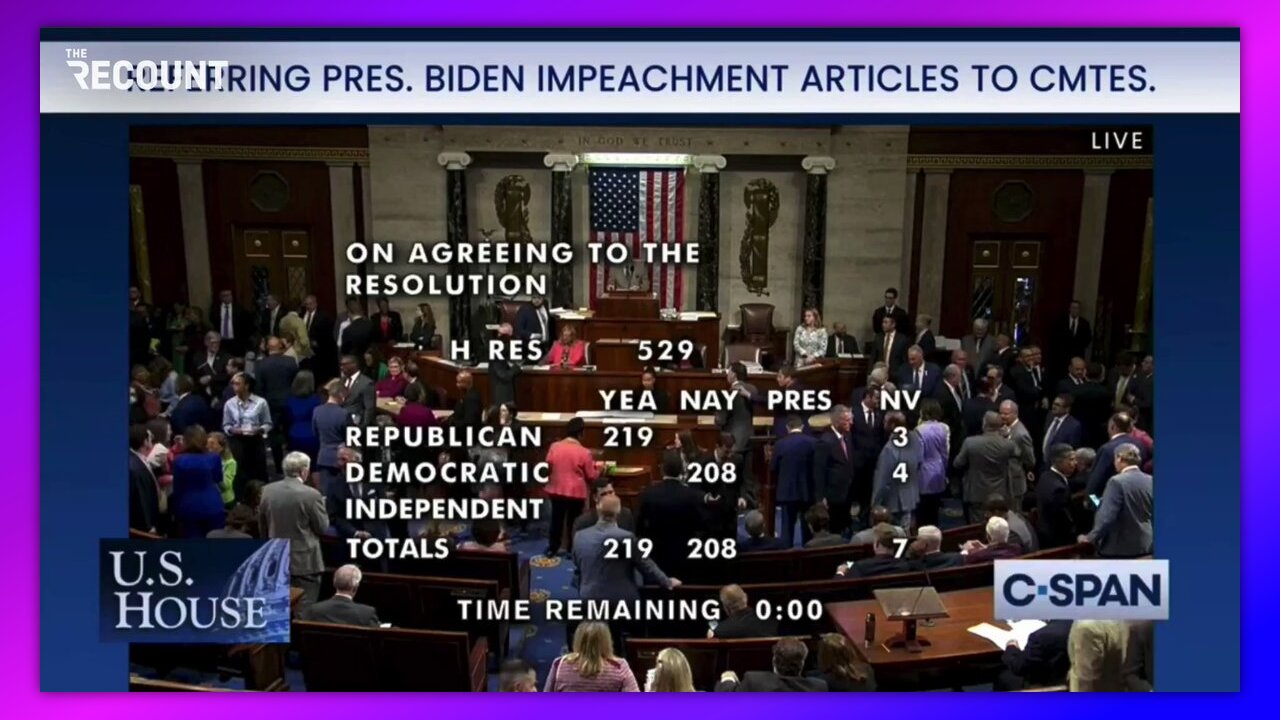 🚨🚨🚨 PRIVILEGED RESOLUTION TO IMPEACH JOE BIDEN PASSES HOUSE 🔥💥🔥💥🔥