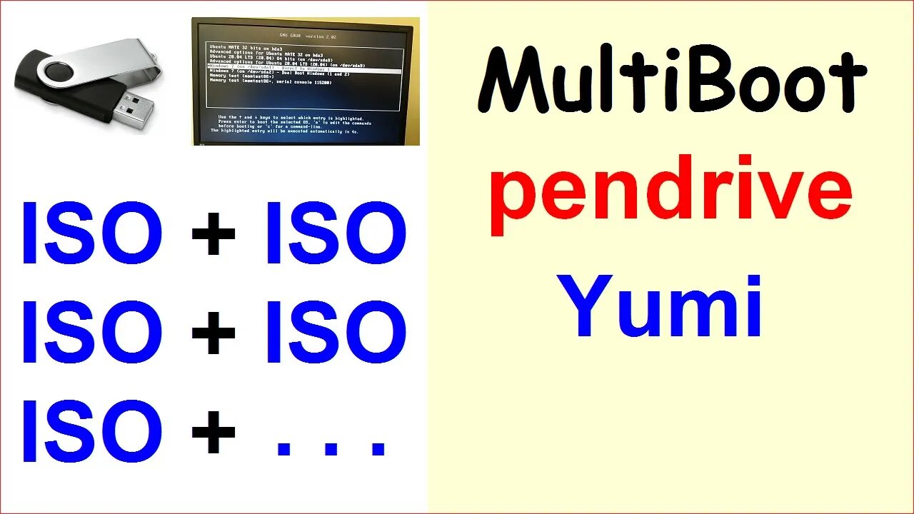 MultiBoot com várias ISOs no mesmo pendrive. Crie pendrives com multi boot para Windows e Linux