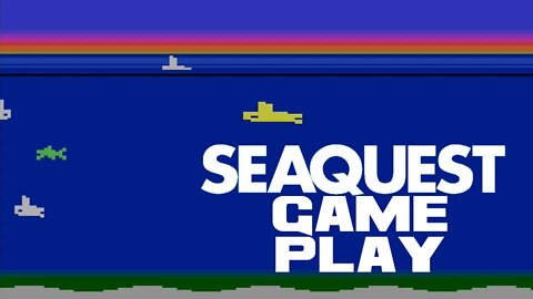 Seaquest - Atari 2600 Gameplay 😎Benjamillion