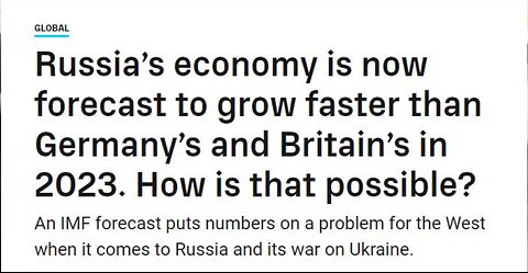 Russian sanctions disaster!