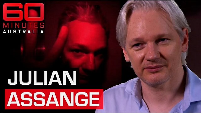 Rare interview with Julian Assange from inside embassy 60 Minutes Australia