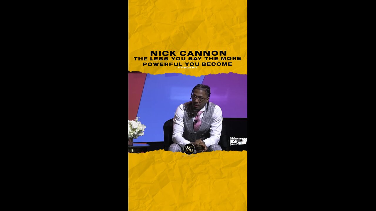 @nickcannon The less you say the more powerful you become