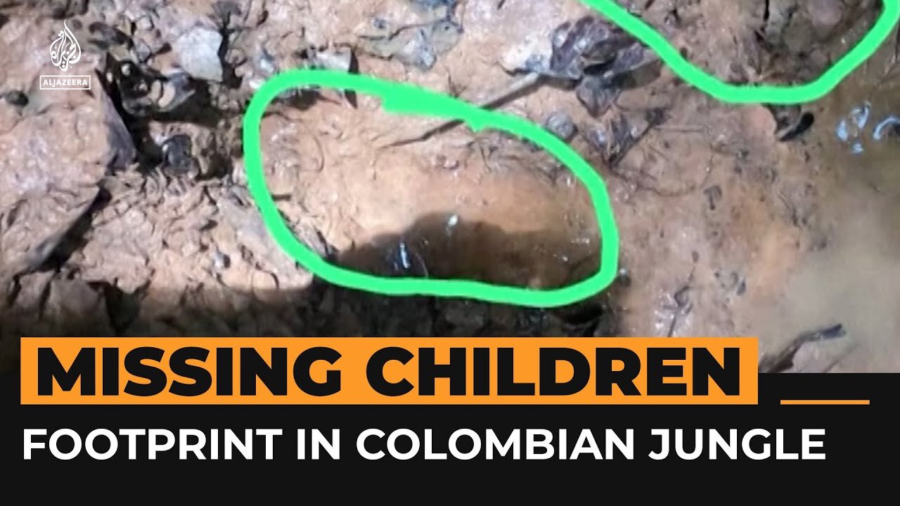 Colombian search teams find footprint believed to be from missing children