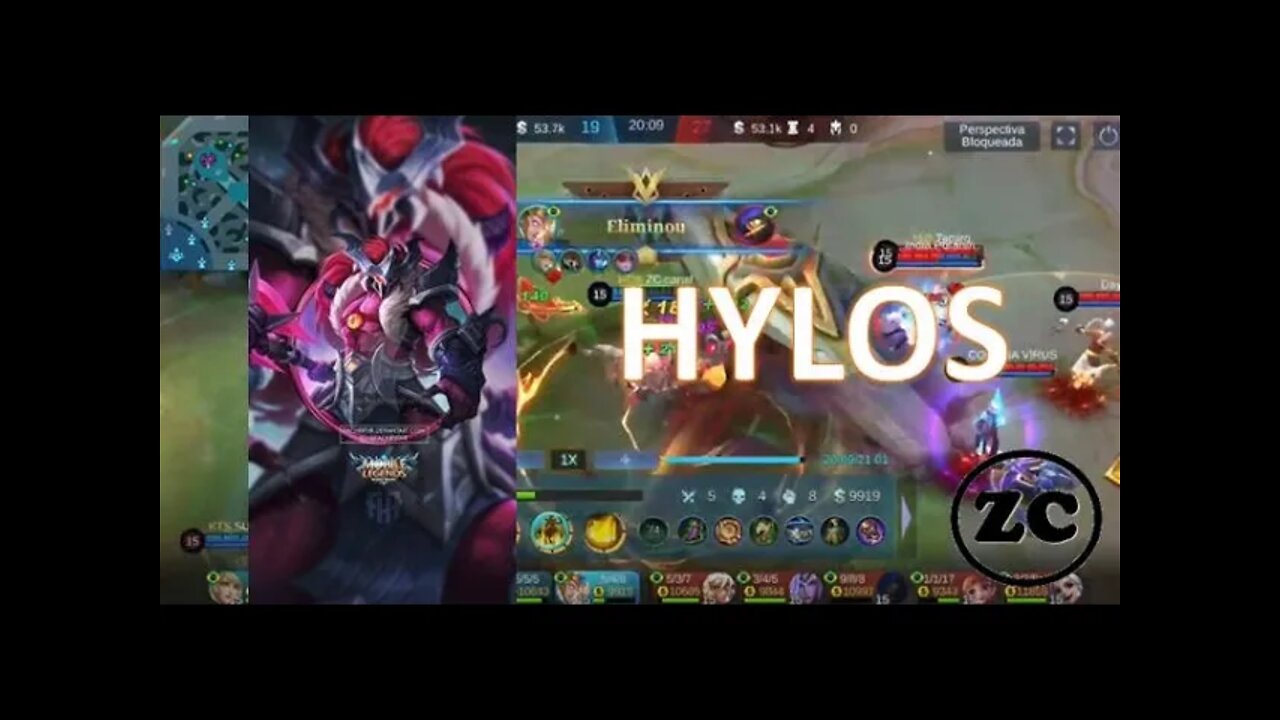 ML - Gameplay Hylos - jogando na Side XP - ZC