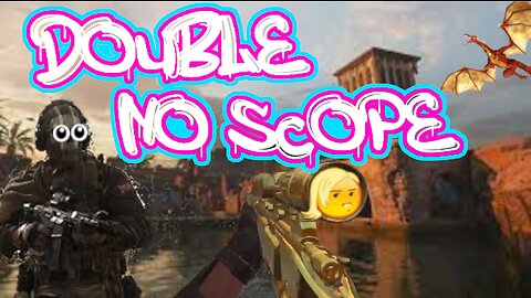 DOUBLE NO SCOPE. MW2 Multiplayer