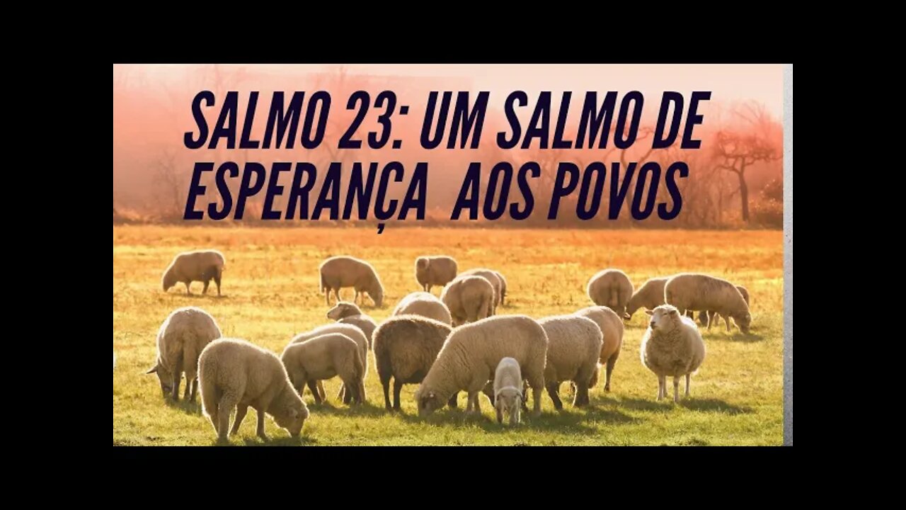 MINUTOS COM CRISTO JESUS: UM SALMO DE ESPERANÇA. CC