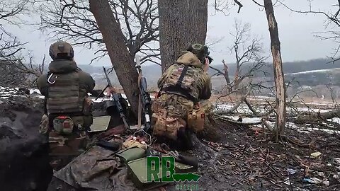 The sniper pair “On the brave” works in the Svatovsky direction