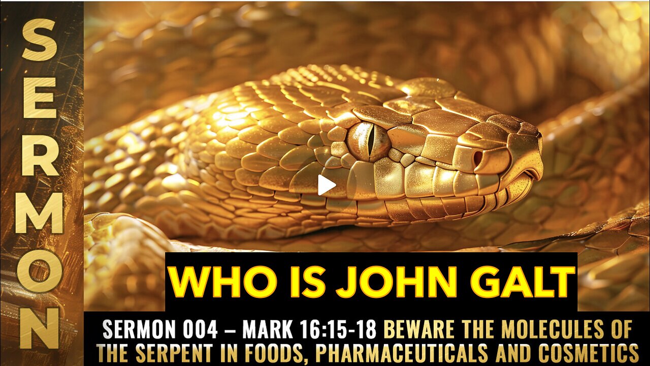 Mike Adams HEALTH RANGER W/ Mark 16:15-18 Beware molecules of THE SERPENT in foods...JGANON, SGANON