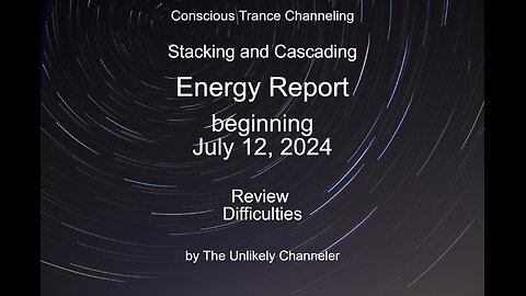 NEW Energy Report - continued Stacking and Cascading Energy