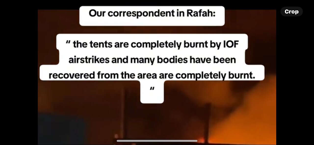 Horrific Bombing Of Palestinian Tent City In Rafah Is Yet Another IDF War Crime [ VAT ]