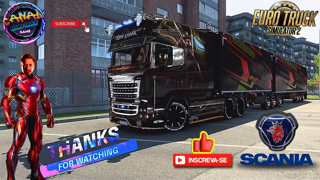 ETS2 1.49 SCANIA RJL IRON MAN