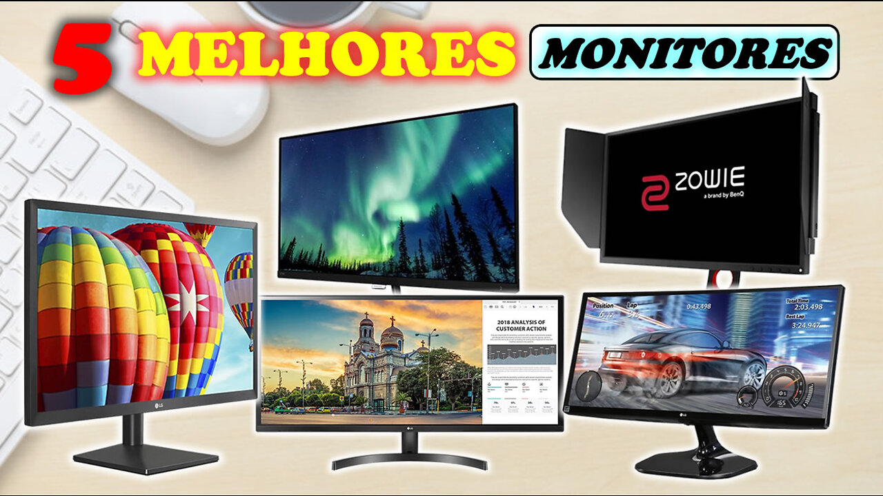 5 Melhores Monitores Custo Benefício