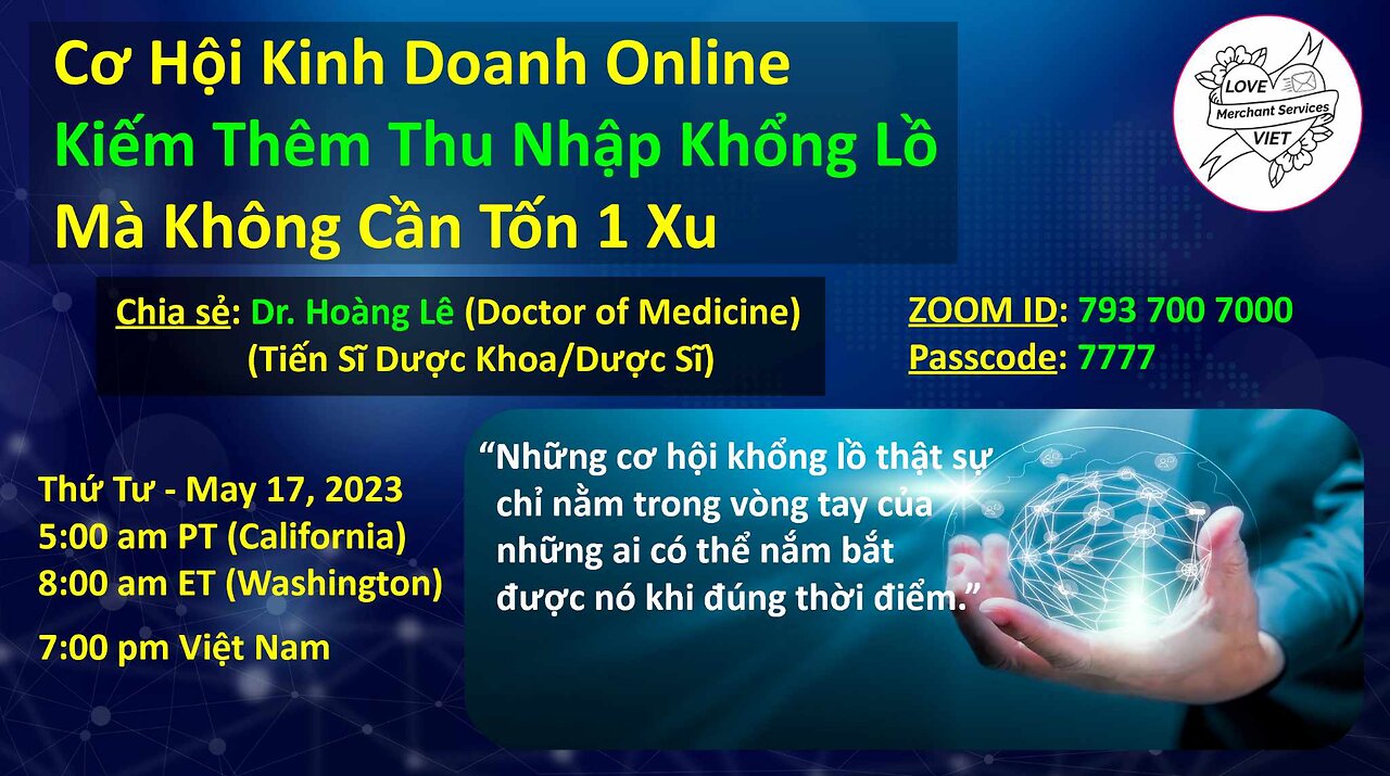 CƠ HỘI KHỔNG LỒ NHẤT TRONG LỊCH SỬ