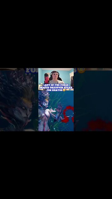 Kratos Got The Draupnir Spear From A Mermaid⁉️😳 | #shorts #godofwarragnarok #gaming #funny