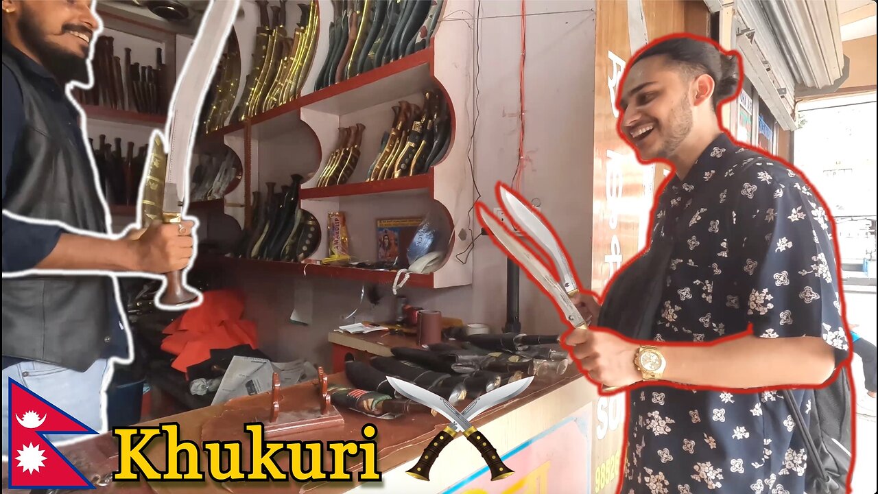 Buying a Khukuri | National Weapon of Nepal/Gurkha Soldiers 🇳🇵