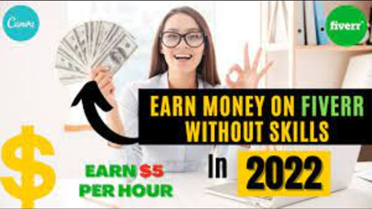 How to make money on fiverr without skills 2022 #howtomakemoneyonline #fiverr #howtomake