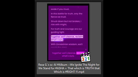 We Ignite The Night for We Stand for #ASHA = That which is TRUTH that Which is #RIGHT