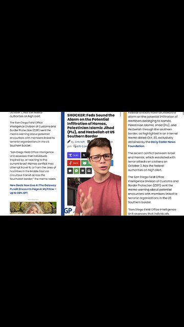 Victor Reacts: Foreign Invasion, Feds Warn Terrorists May Be Crossing Our Border