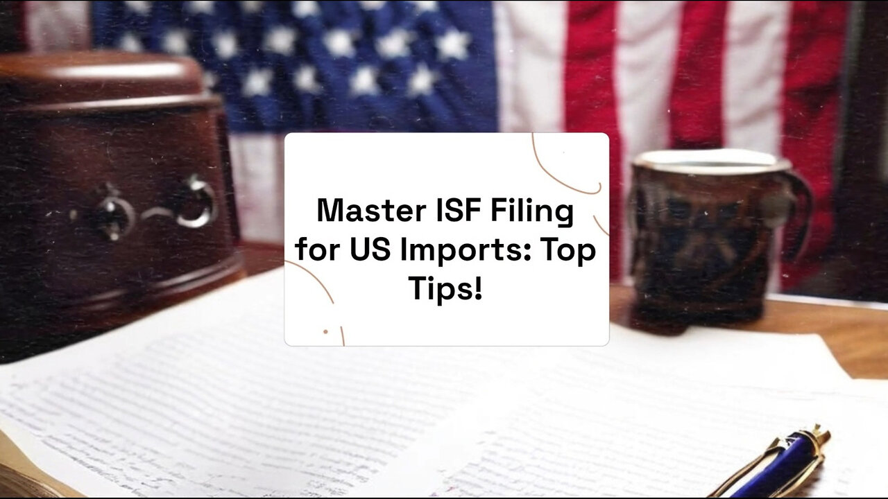Mastering the Art of ISF Filing: Essential Tips for Importers