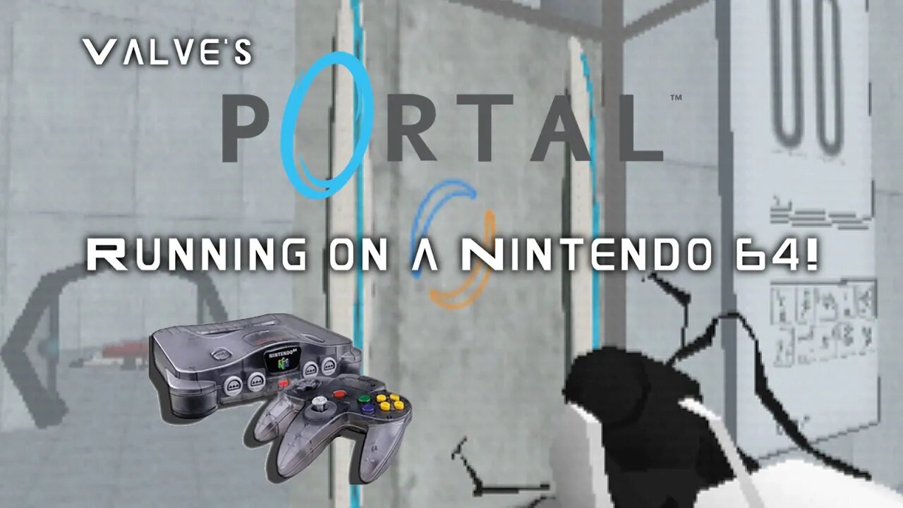 Valve's Portal Running On A Nintendo 64! (Portal64 Demake)