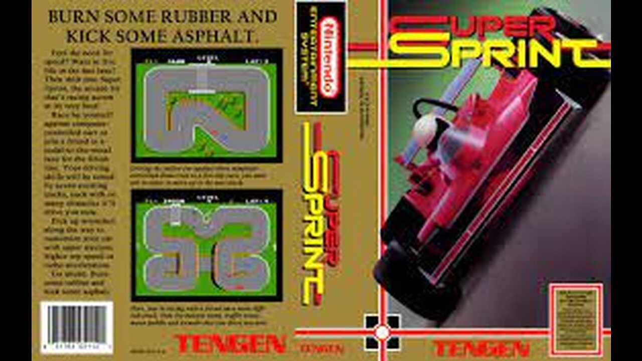 Super Sprint (NES) 1 Loop