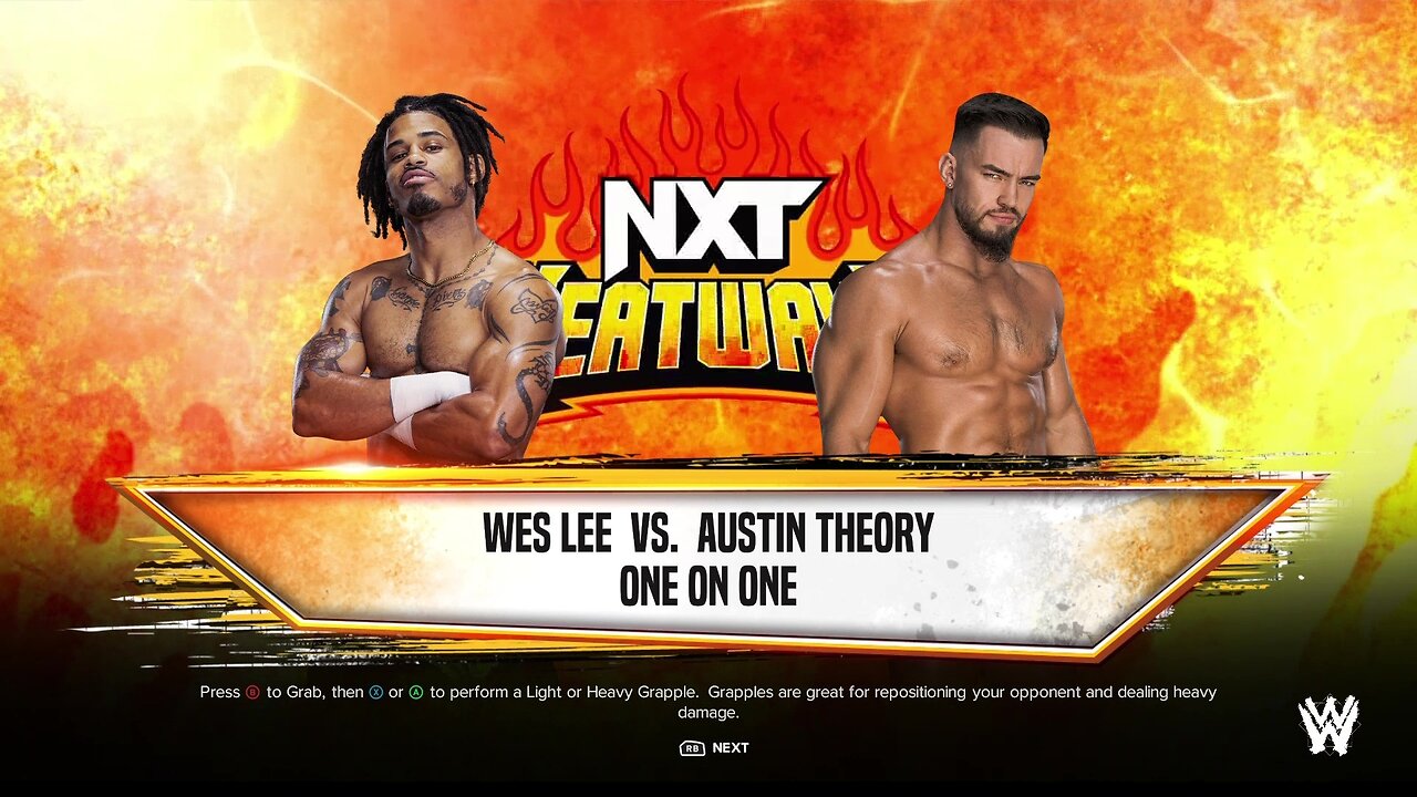 WWE 2k24 Wes Lee vs Austin Theory