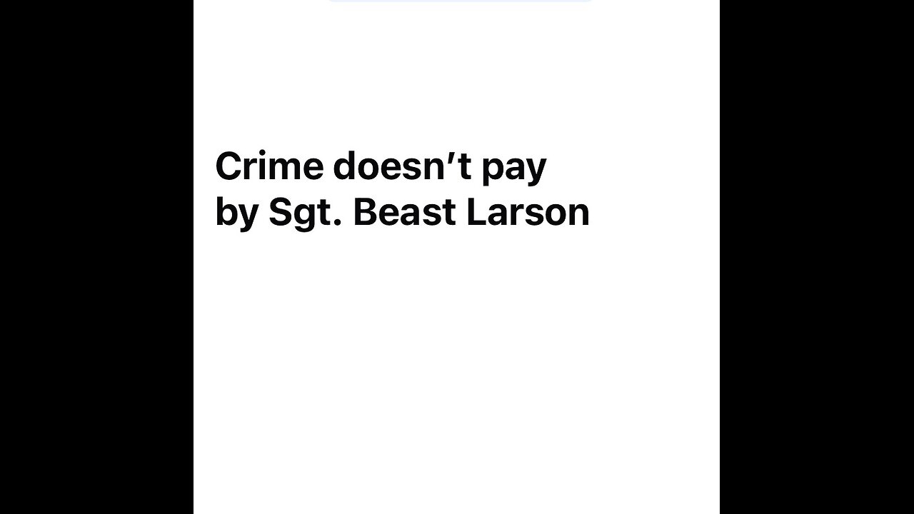 Prison is not attractive after all