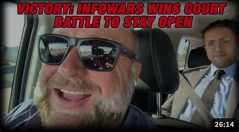 VICTORY: INFOWARS WINS COURT BATTLE TO STAY OPEN